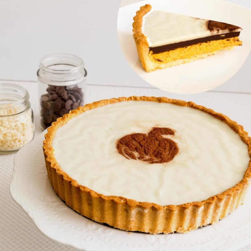 Triple Chocolate Pumpkin Tart