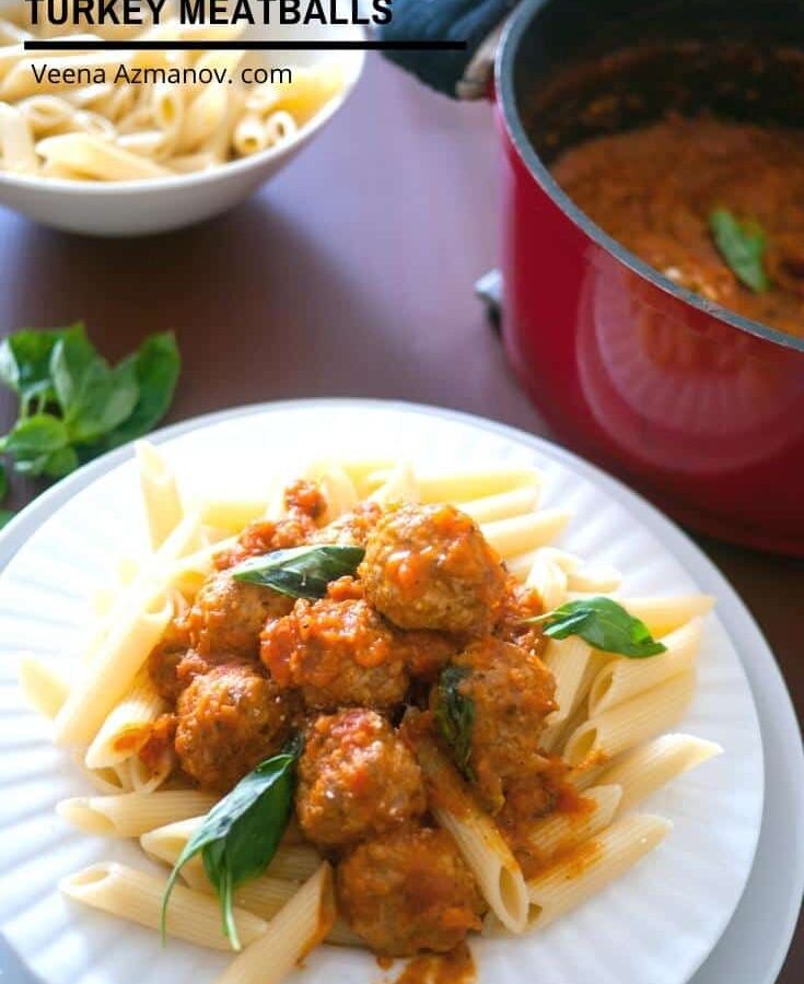 Turkey Meatballs in Tomato sauce