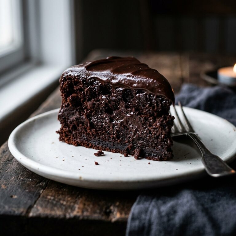 Bánh Chocolate Mud Cake (Bánh Bùn Sô Cô La) – Đặc Ẩm Fudgy Nhất